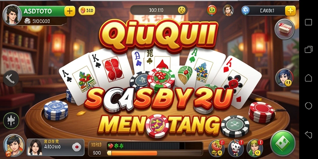 Screenshot gameplay QiuQiu ASDTOTO yang menampilkan momen seru.