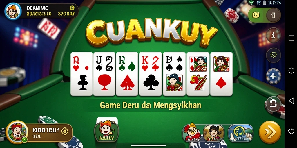 Tampilan gameplay CUANKUY yang seru dan menarik dengan fitur interaktif.