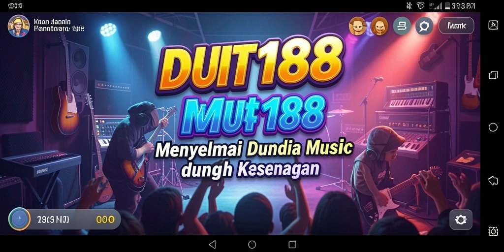 Screenshot gameplay DUIT188 menampilkan keseruan bermain musik bersama teman.