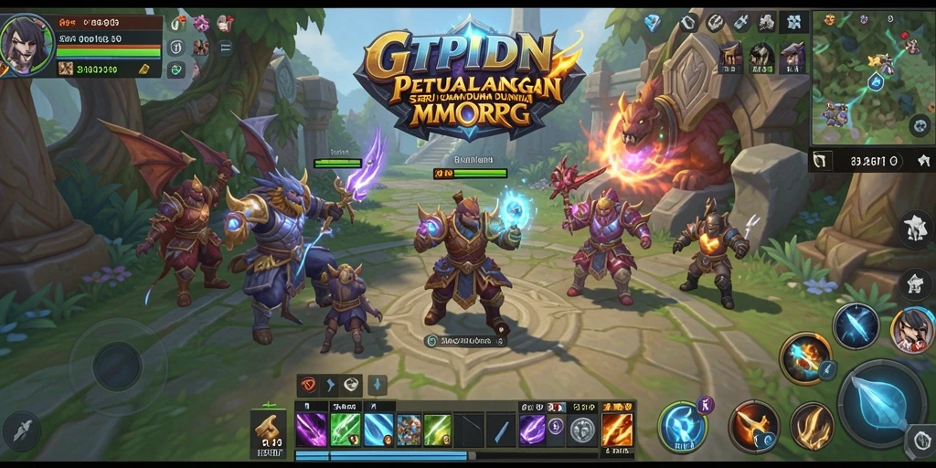 Tampilan gameplay GTPIDN yang menegangkan dan penuh aksi.