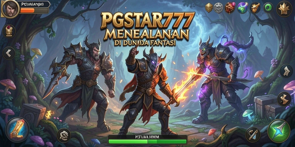 Screenshot PGSTAR777 menunjukkan aksi seru dalam sebuah dunia petualangan.